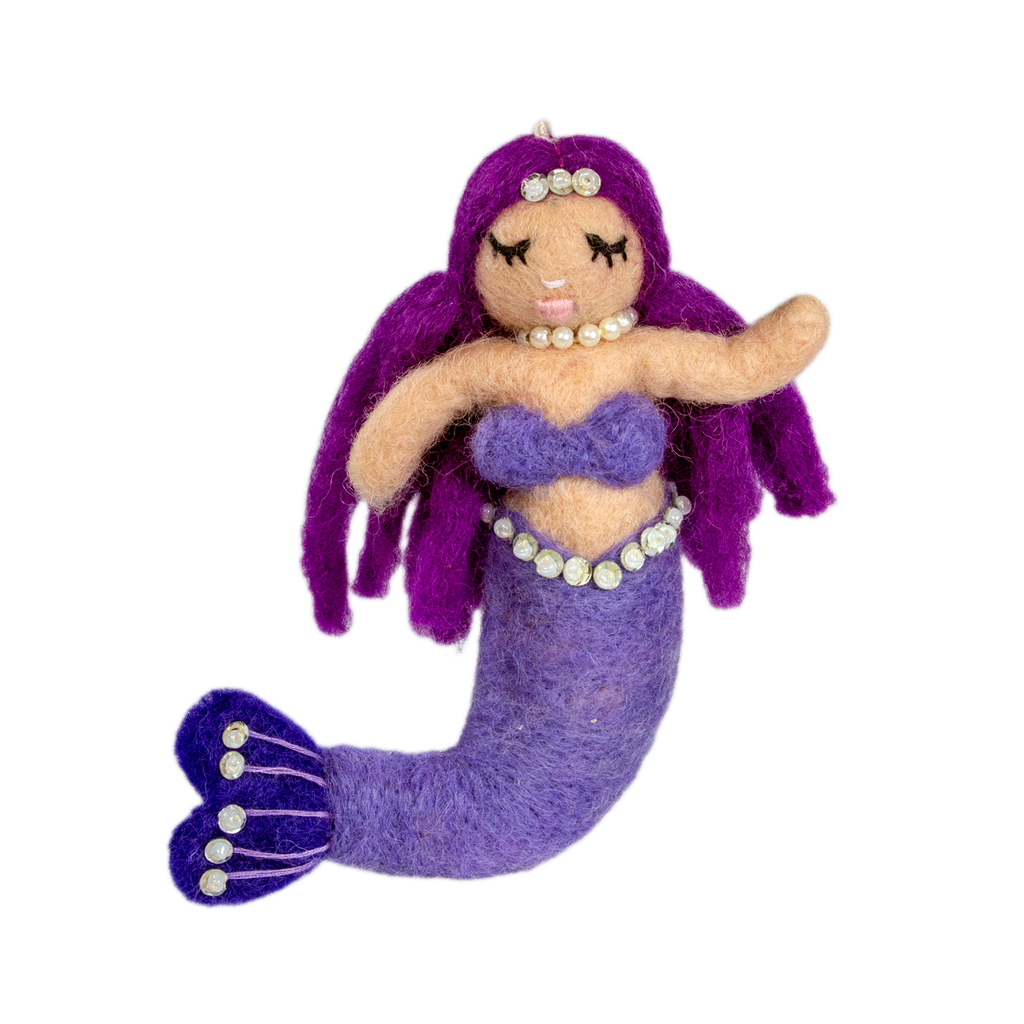 Mermaid Wool Ornament