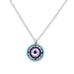 Lavender La Dolce Vita Round Pendant Necklace by Firefly Jewelry