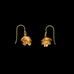 Pine Needle Single Cone Wire Earrings by Michael Michaud
