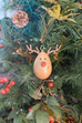 Blitzen the Reindeer Ornament Gourd