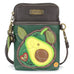 Avocado Cellphone Crossbody in Dark Green