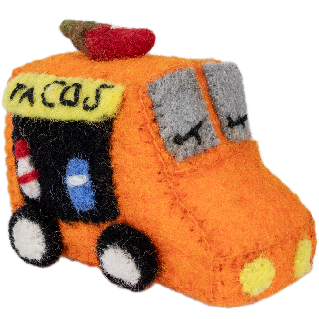 Taco Truck Wool Ornament