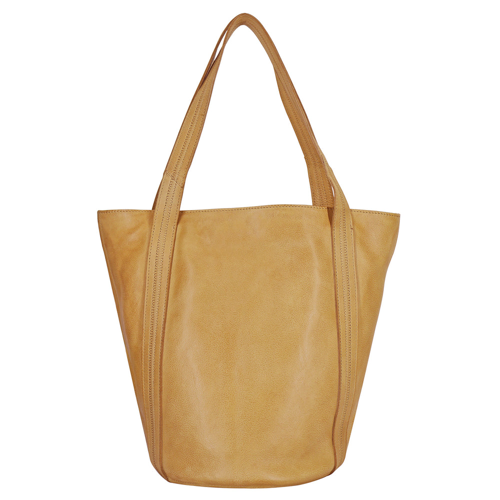 Kent Leather Tote in Camel