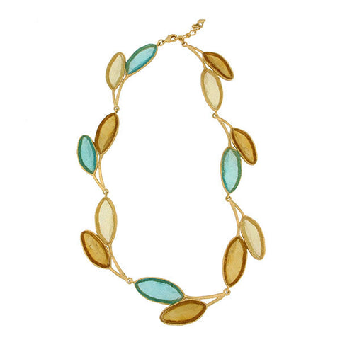 Sage 16 Inch Adjustable Statement Necklace by Michael Michaud