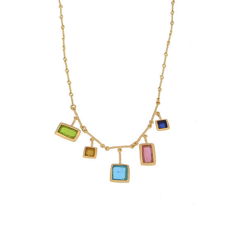 Mosaic Necklace 16 Inch Adjustable by Michael Michaud