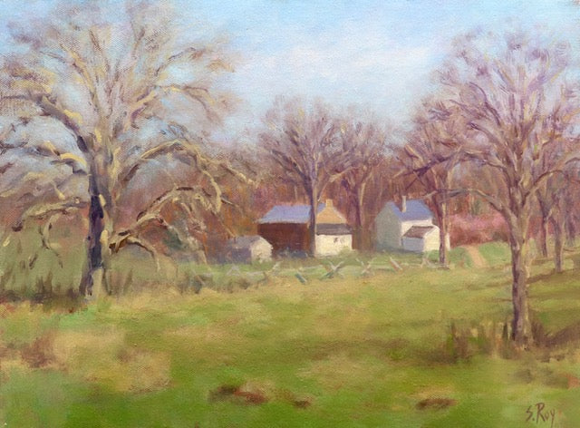 Early Spring at Slyder Farm, Gettysburg by Simonne Roy