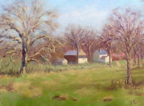 Early Spring at Slyder Farm, Gettysburg by Simonne Roy