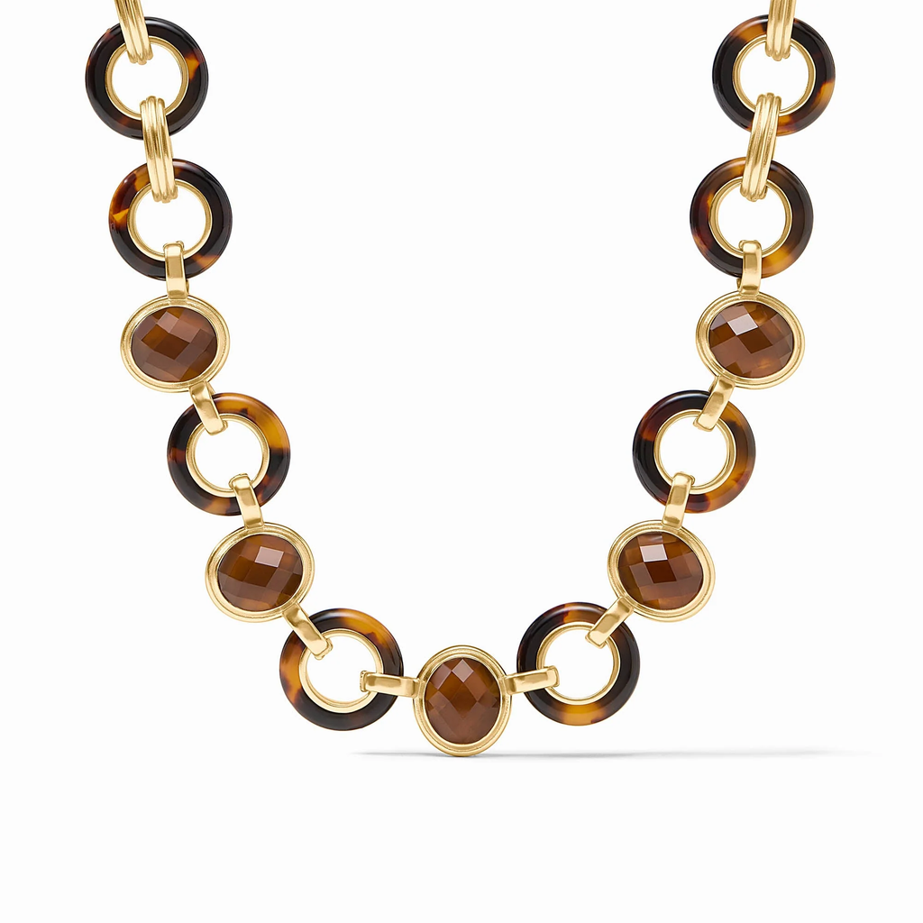 Carnaby Stone Necklace in Tortoiseshell by Julie Vos
