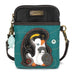 Penguin Cellphone Crossbody in Turquoise by Chala