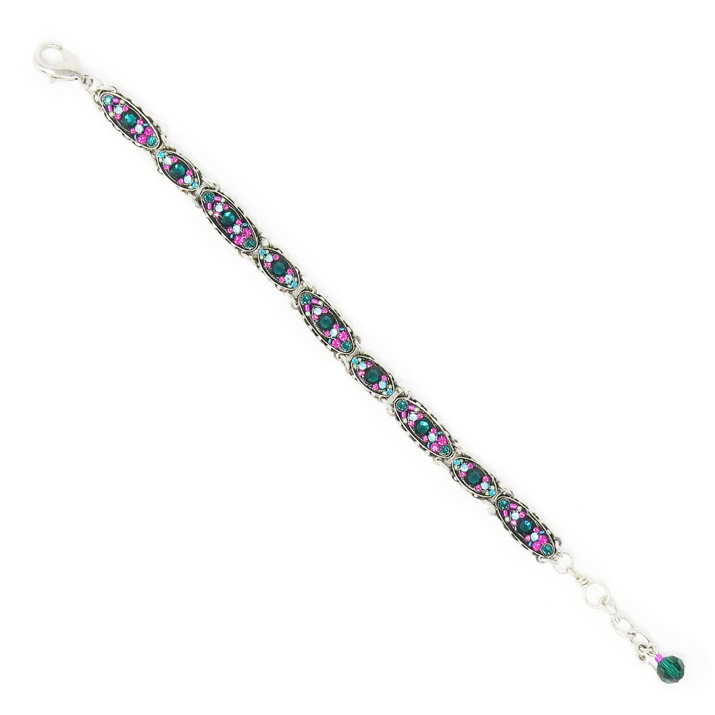 Emerald Sparkle Thin Bracelet by Firefly Jewelry