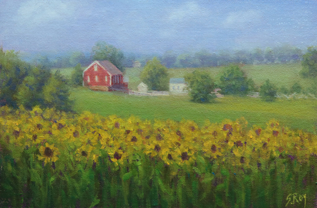 Henry Spangler Farm, Gettysburg by Simonne Roy