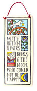 With Freedom Large Tall Ceramic Tile