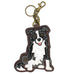 Border Collie Coin Purse and Key Chain by Chala