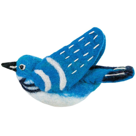 Cerulean Warbler Wool Ornament