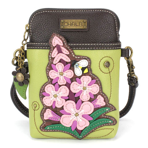 Fireweed Cell Phone Crossbody in Green