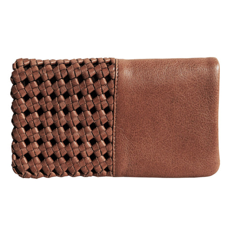 Whitney Leather Wallet in Hazel