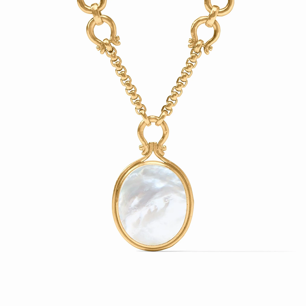 Saratoga Statement Mother of Pearl Necklace by Julie Vos