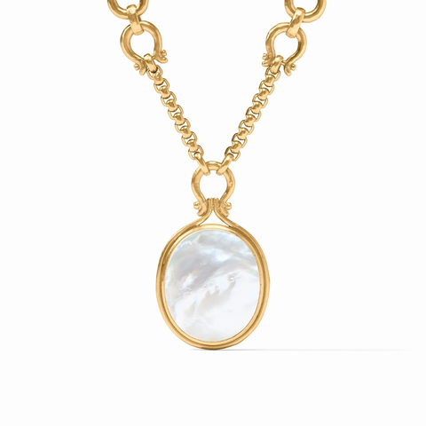 Saratoga Statement Mother of Pearl Necklace by Julie Vos