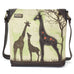 Safari Canvas Crossbody - Giraffe