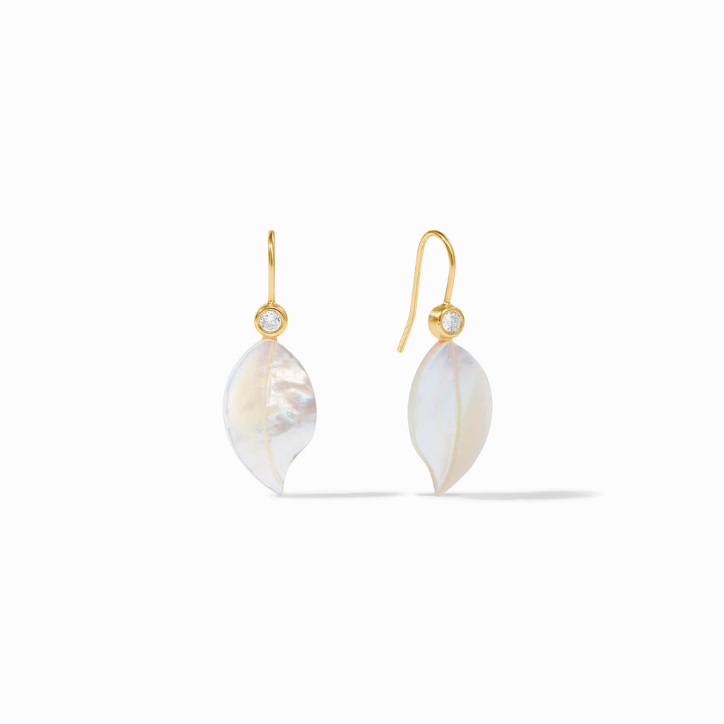 Willow Earrings in Mother of Pearl by Julie Vos