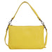 Stevie Leather Crossbody in Lemon