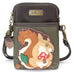 Squirrel A CellPhone Crossbody in Olive