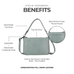 Stevie Leather Crossbody in Cobra