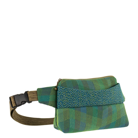 Maruca Hip Pocket in Chevron Green