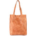 Margie Leather Tote and Shoulder Bag in Tan
