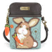 Bunny Cell Phone Crossbody in Blue