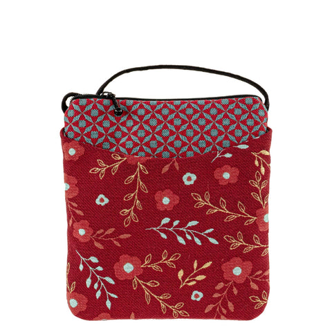 Maruca Cupcake Handbag in Floral Red