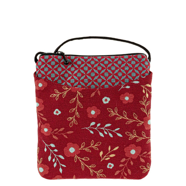 Maruca Cupcake Handbag in Floral Red