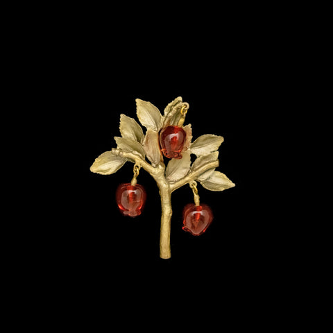 Spring Vine Wire Drop Earrings by Michael Michaud