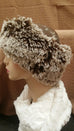 Silver Tipped Fox in Brown Luxury Faux Fur Headband