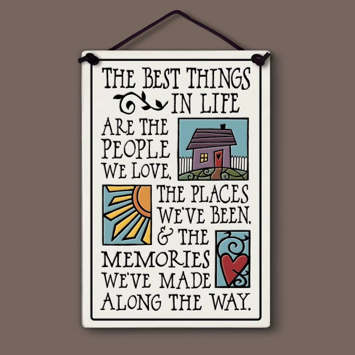 Best Thing In Life Wall Art Large Rectangle Ceramic Tile