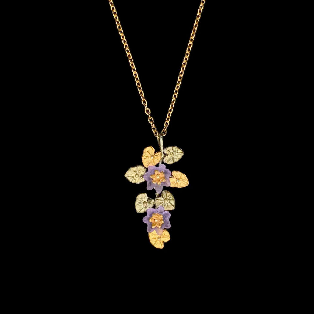 Giverny 16 Inch Bronze Adjustable Pendant Necklace by Michael Michaud