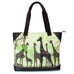 Giraffe Safari Canvas Tote in Sand by Chala