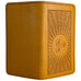 Leather Checkbook Cover - Sun in Marigold
