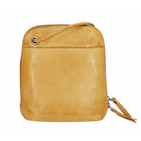 Lilly Leather Crossbody in Camel