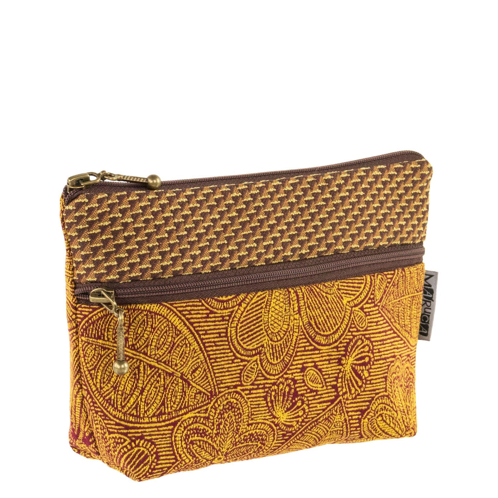Maruca Cosmetic Bag in Mehndi Gold