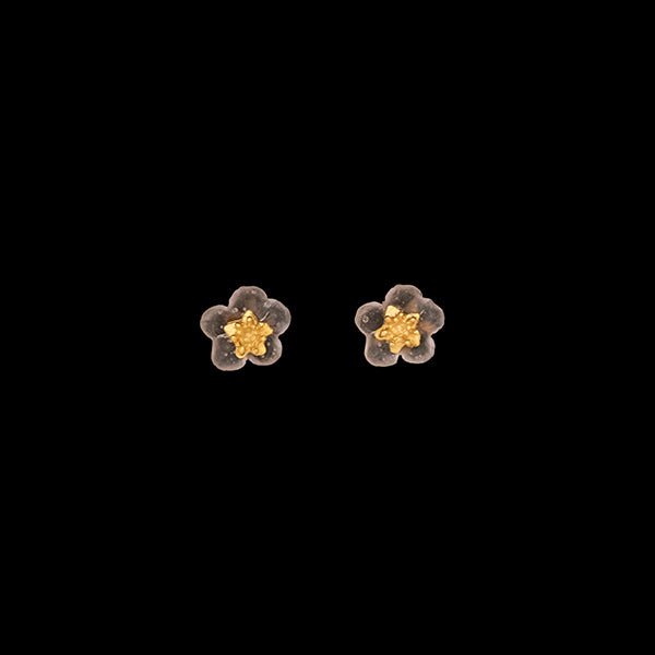 Cherry Blossom Stud Earrings by Michael Michaud
