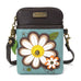 Daisy Cellphone Crossbody in Blue by Chala