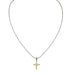 Celebration Small Birthstone Cross 18 Inch Chain Necklace by John Medeiros