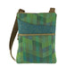 Maruca Pocket Bag in Chevron Green