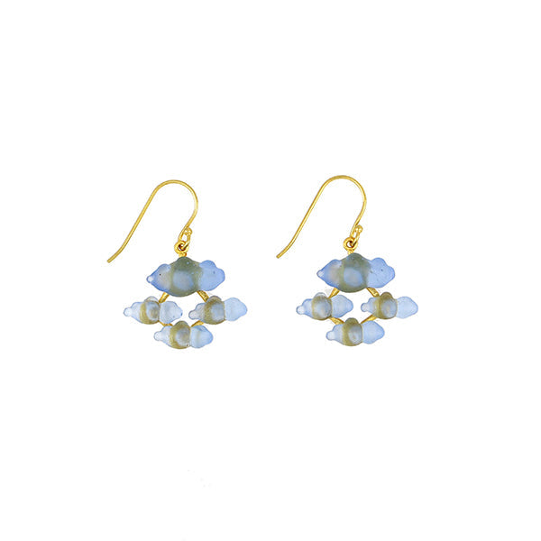 Cloud Wire Earrings by Michael Michaud