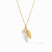 Willow Charm Pendant Necklace in Mother of Pearl by Julie Vos