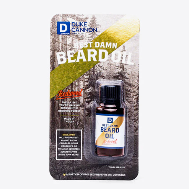 BEST DAMN MINI BEARD OIL BY DUKE CANNON