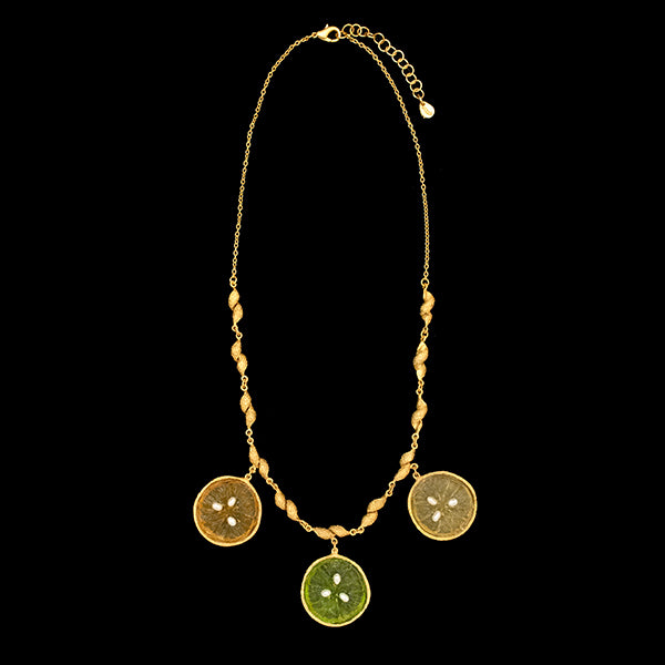 Citrus 16 Inch Adjustable Necklace by Michael Michaud