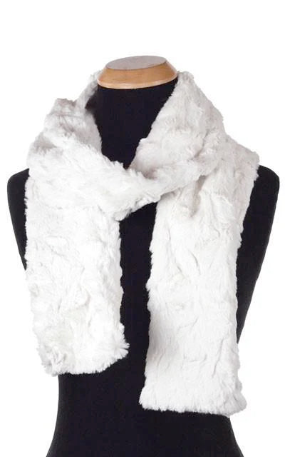 Ivory Luxury Faux Fur Scarf