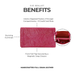 Gio Leather Wallet in Burgundy